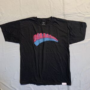 Diamond Supply Co Men's Black Graphic Tee Shirt Size Large Casual StreetWear